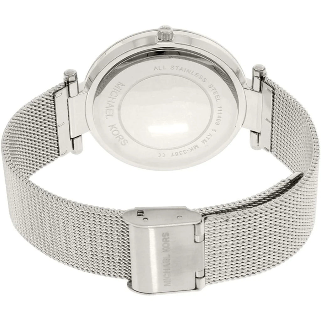 Michael Kors MK3367 - Darci Silver Dial Silver Mesh Bracelet Women's Watch