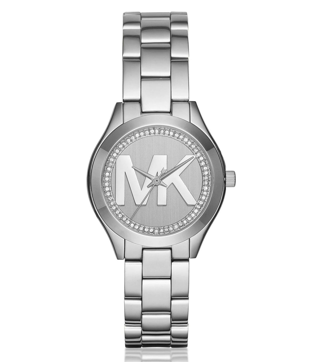 Michael Kors MK3548 - Mini Slim Runway Silver Dial Ladies Watch