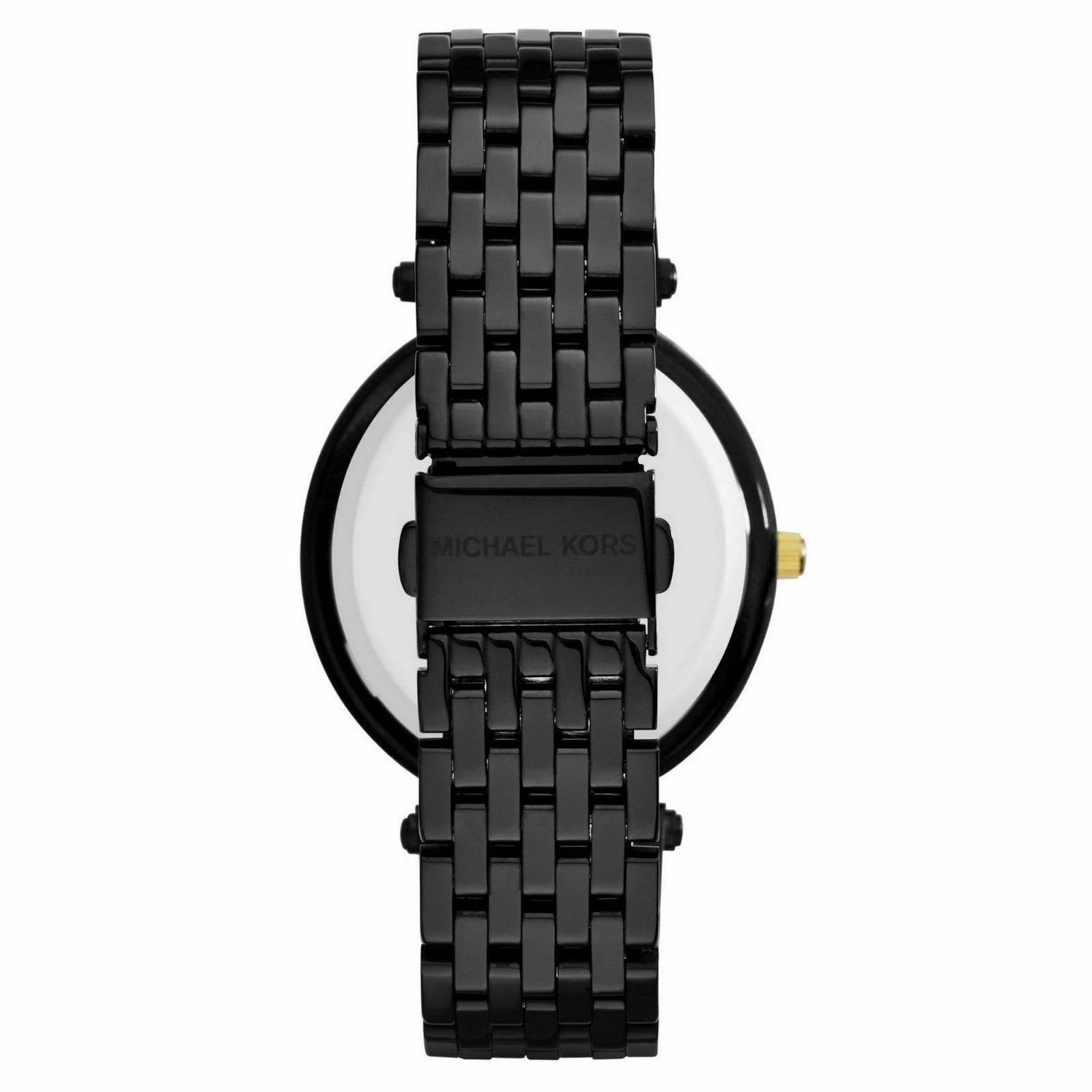 Michael Kors MK3407 Darci Black Dial Black Carbon plated Ladies Watc