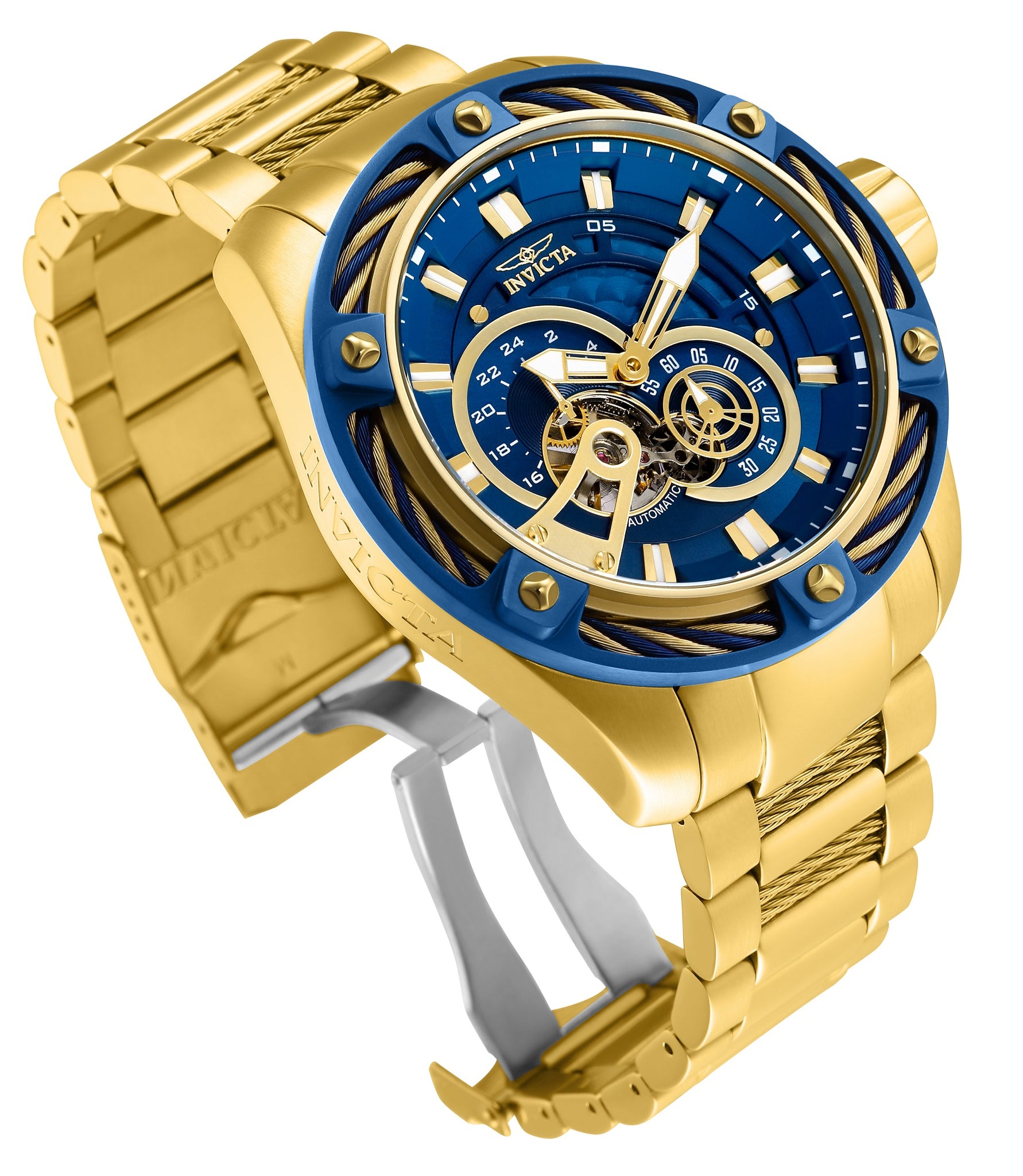 Invicta Men's Bolt Automatic Multifunction Blue Dial Watch – Chronos Boutique