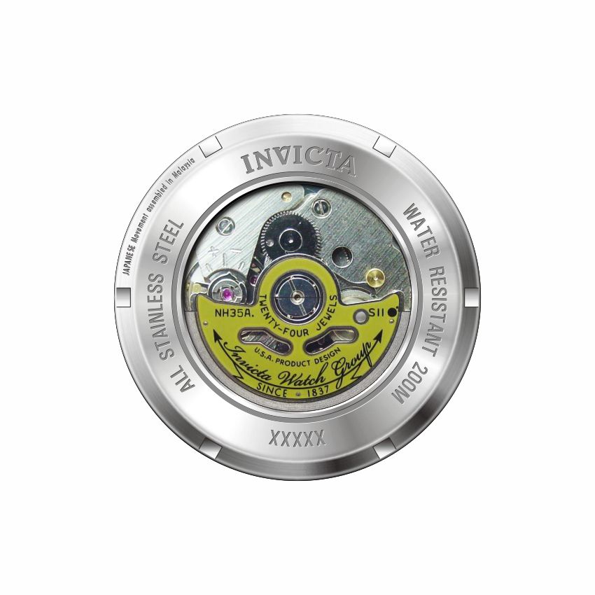 Invicta Men's 29184 Pro Diver Automatic 3 Hand Black Dial Watch – Chronos
