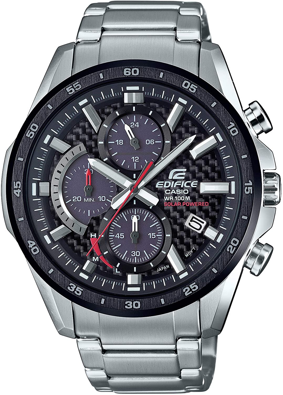 CASIO EDIFICE EQS900DB-1AV Cronógrafo con energía solar