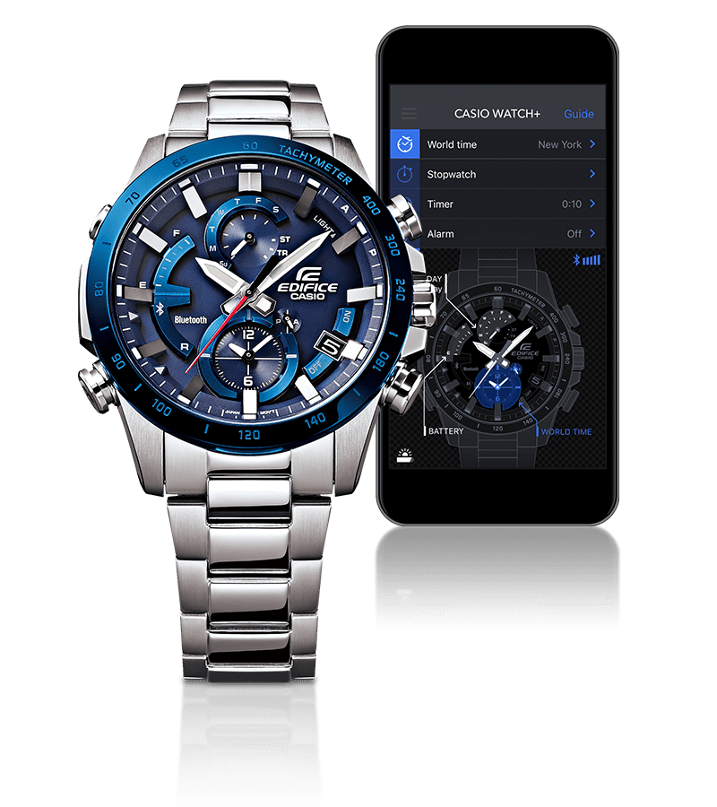 CASIO EDIFICE EQB900DB 2A Solar Powered Bluetooth Smart Watch