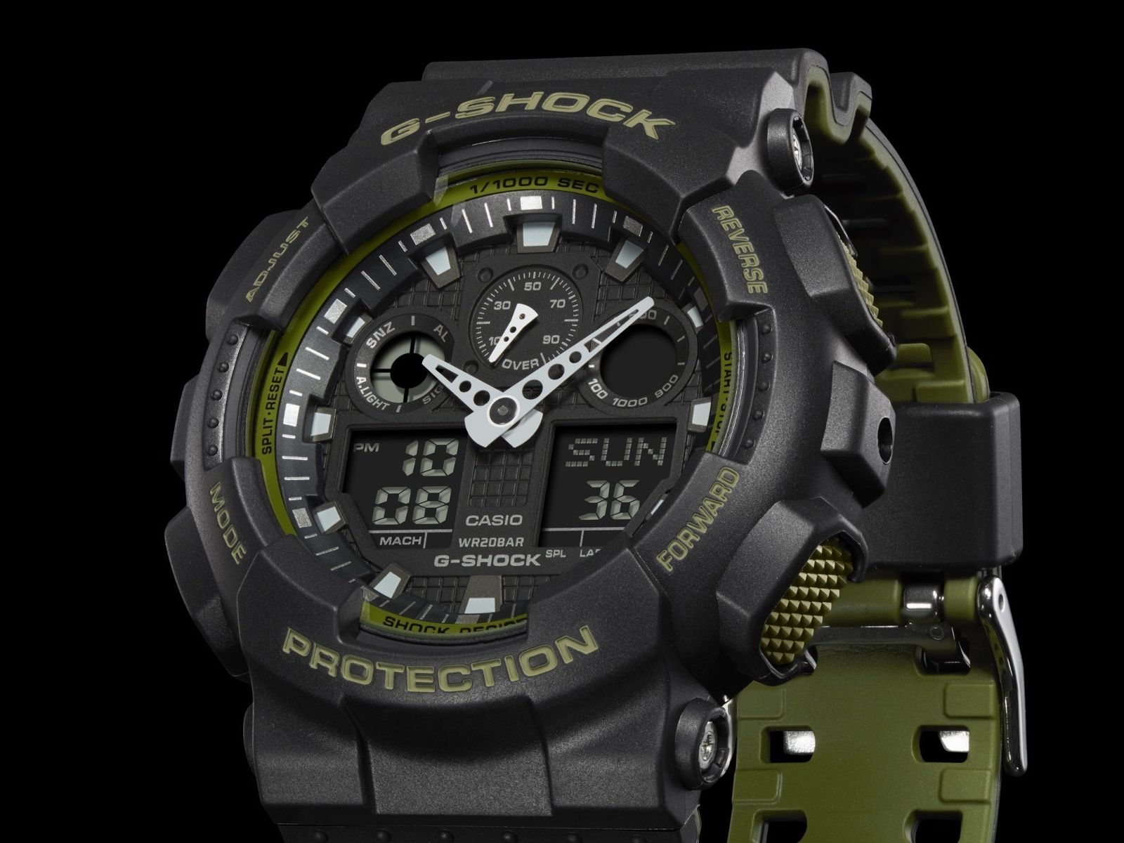 CASIO G SHOCK GA100L 1A