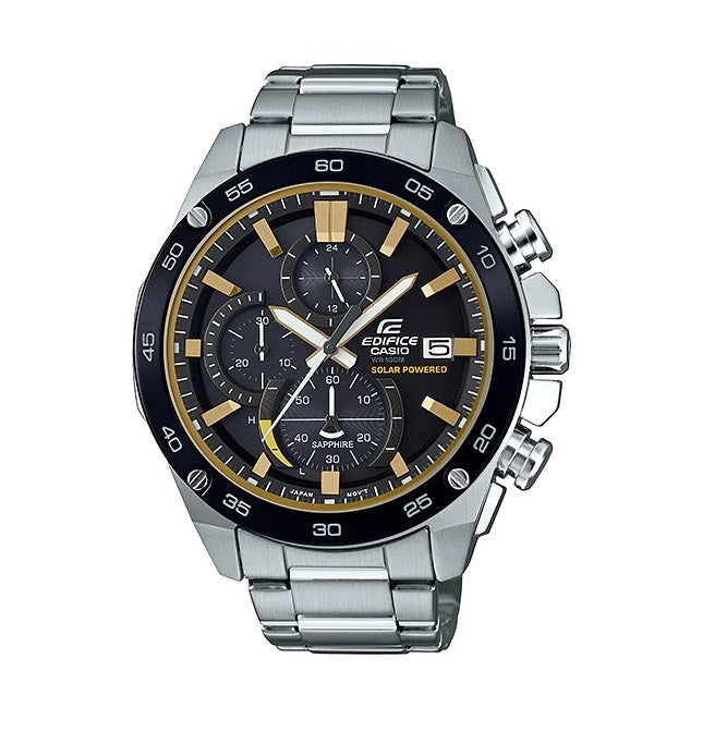 CASIO EDIFICE EFSS500DB-1BV Cronógrafo con energía solar Cristal de zafiro