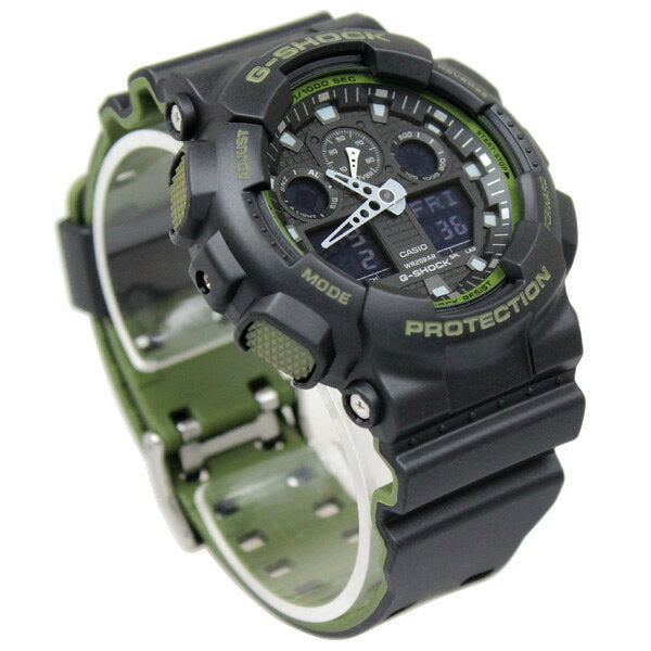Casio Wristwatch Gshock Ga 100l Casio G-SHOCK GA-100 Series A
