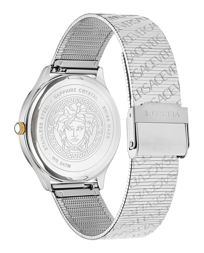 Versace manifesto mesh strap watch best sale